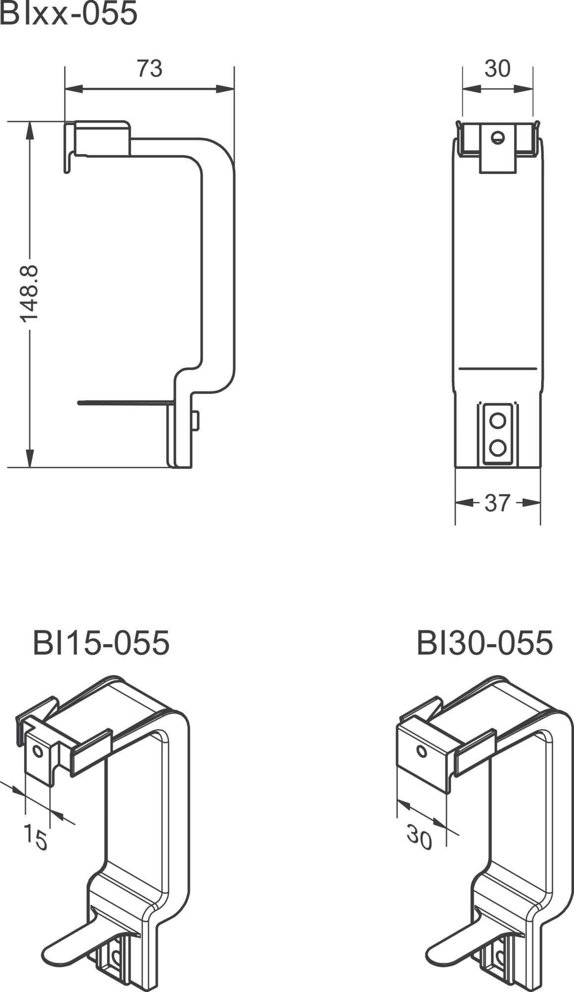 Cabinet|AirSTREAM|Aluminium bracket|Bügel + Iso SR032