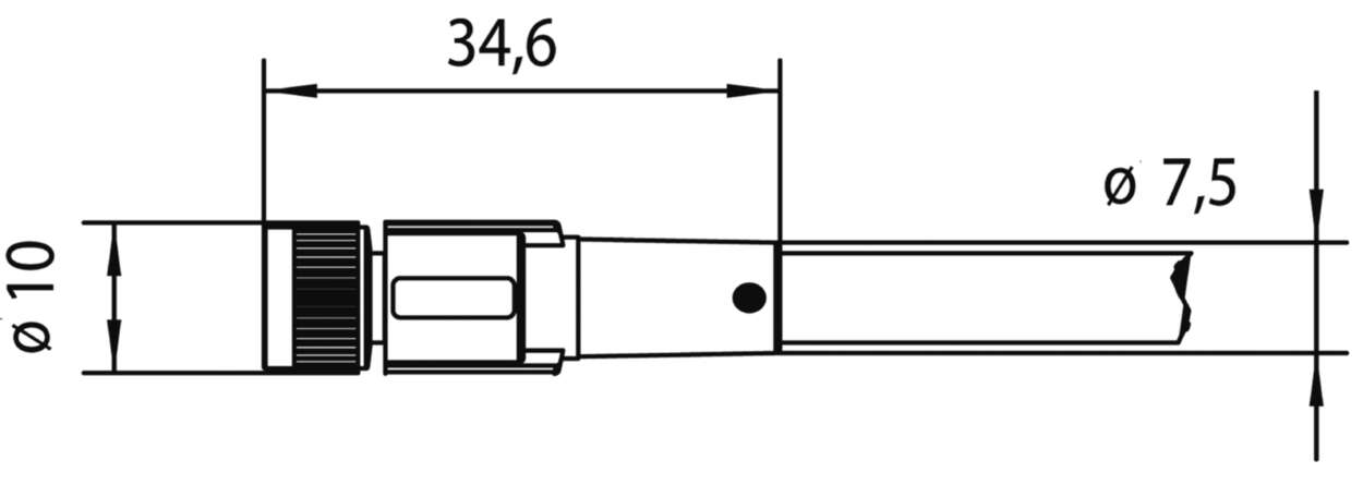 Actuator Sensor cable assembly|Actuator Sensor cable extrusion|M 8 Connection cable|M 8 Connection cable
