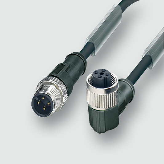 Actuator Sensor cable assembly|Actuator Sensor cable extrusion|M 12 Connection cable|M 12 Connection cable
