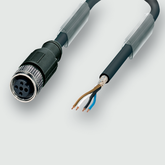 Actuator Sensor cable assembly|Actuator Sensor cable extrusion|M 12 Connection cable|M 12 Connection cable