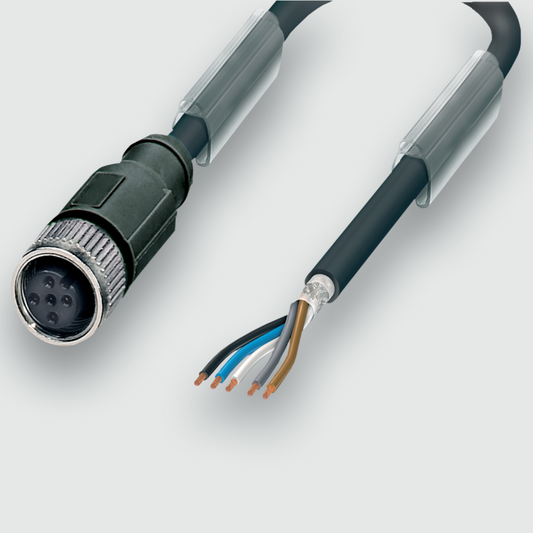 Actuator Sensor cable assembly|Actuator Sensor cable extrusion|M 12 Connection cable|M 12 Connection cable