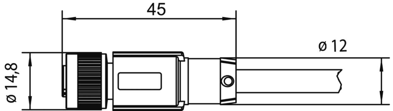 Actuator Sensor cable assembly|Actuator Sensor cable extrusion|M 12 Connection cable|M 12 Connection cable