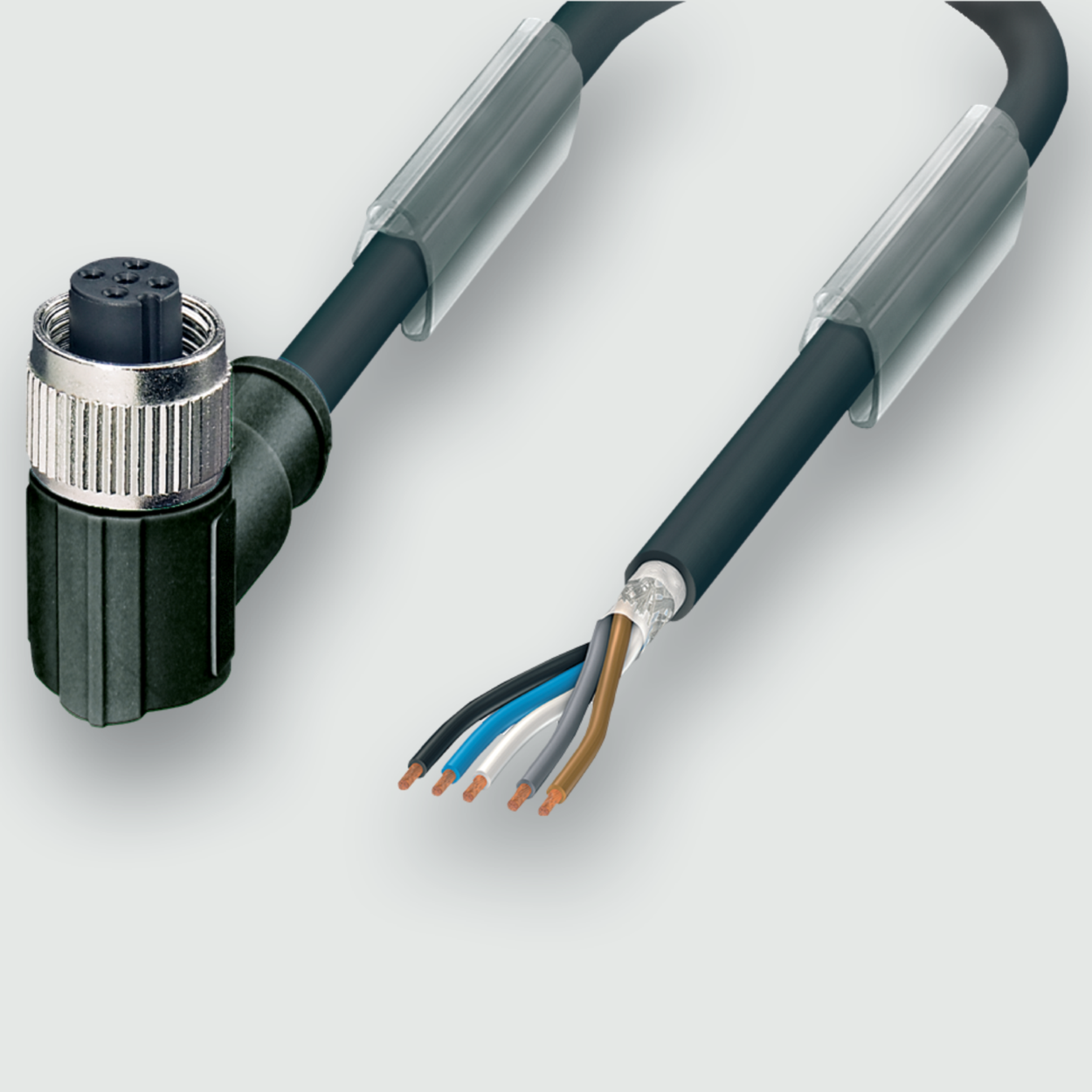 Actuator Sensor cable assembly|Actuator Sensor cable extrusion|M 12 Connection cable|M 12 Connection cable