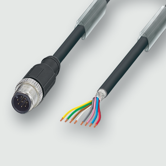 Actuator Sensor cable assembly|Actuator Sensor cable extrusion|M 12 Connection cable|M 12 Connection cable