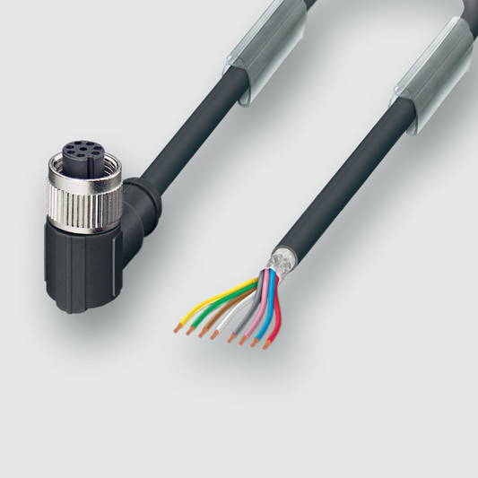 Actuator Sensor cable assembly|Actuator Sensor cable extrusion|M 12 Connection cable|M 12 Connection cable