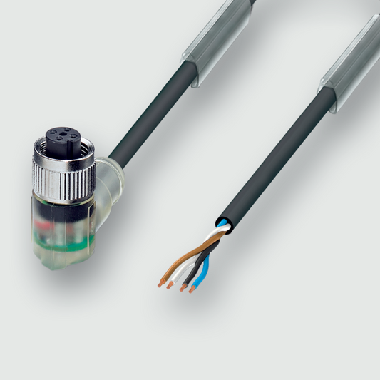 Actuator Sensor cable assembly|Actuator Sensor cable extrusion|M 12 Connection cable|M 12 Connection cable