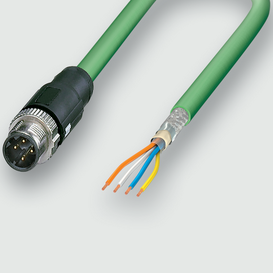 Actuator Sensor cable assembly|Actuator Sensor cable extrusion|Fieldbus-Network cable M 12|PROFINET (Siemens)