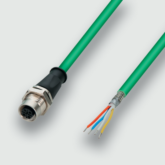 Actuator Sensor cable assembly|Actuator Sensor cable extrusion|Fieldbus-Network cable M 12|PROFINET (Siemens)