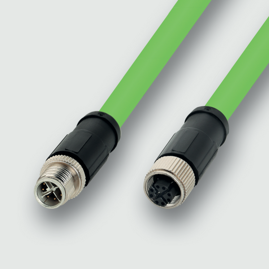 Actuator Sensor cable assembly|Actuator Sensor cable extrusion|Fieldbus-Network cable M 12|Ethernet IP