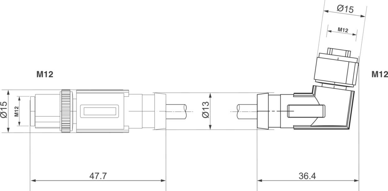 Actuator Sensor cable assembly|Actuator Sensor cable extrusion|Fieldbus-Network cable M 12|Ethernet IP
