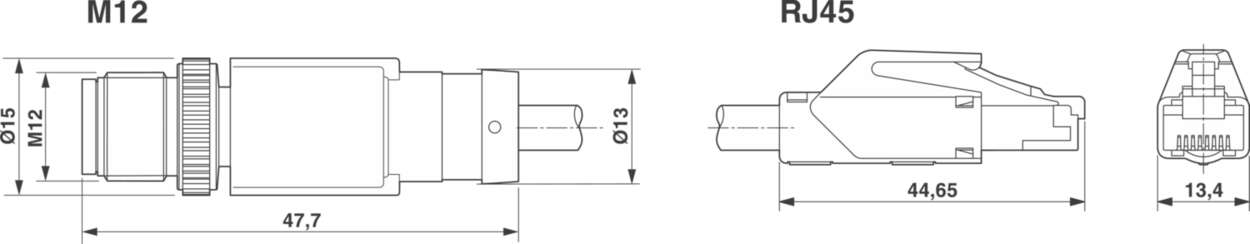 Actuator Sensor cable assembly|Actuator Sensor cable extrusion|Fieldbus-Network cable M 12|Ethernet IP