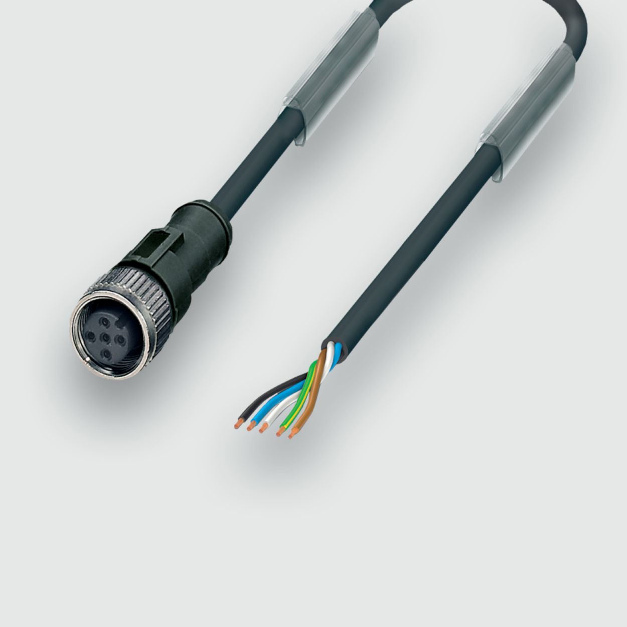 Actuator Sensor cable assembly|Actuator Sensor cable extrusion|M 12 Connection cable|M 12 Connection cable
