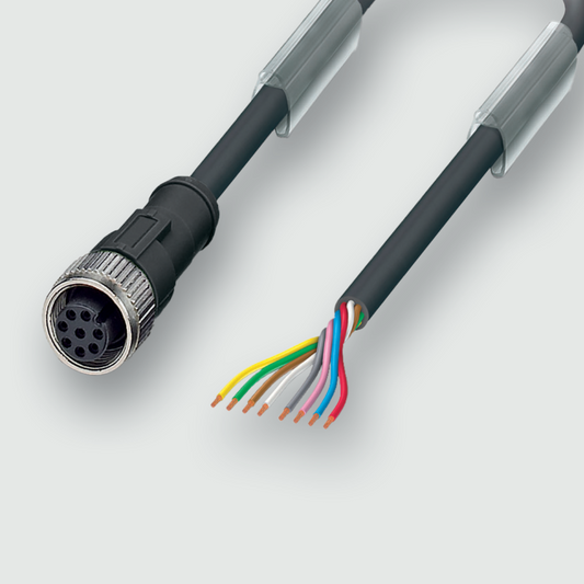 Actuator Sensor cable assembly|Actuator Sensor cable extrusion|M 12 Connection cable|M 12 Connection cable