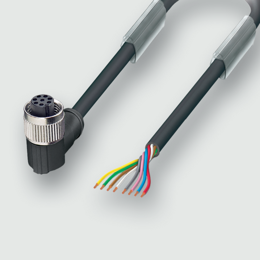 Actuator Sensor cable assembly|Actuator Sensor cable extrusion|M 12 Connection cable|M 12 Connection cable