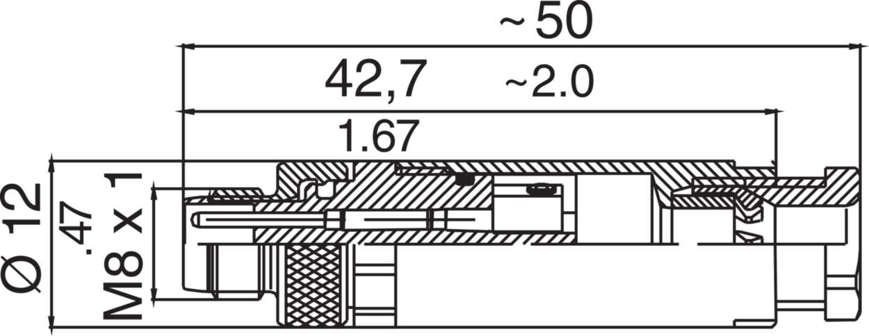 Actuator Sensor cable assembly|Configurable connector|M 8|M 8