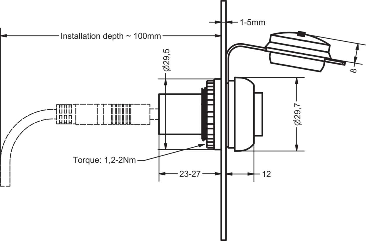 Actuator Sensor cable assembly|Panel connector|USB|USB