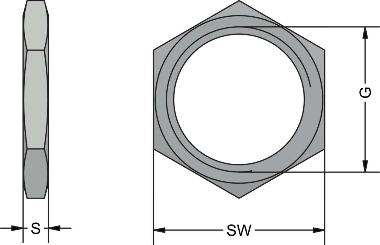 Cable fitting + accessories|Adapter|GMS metal|metric