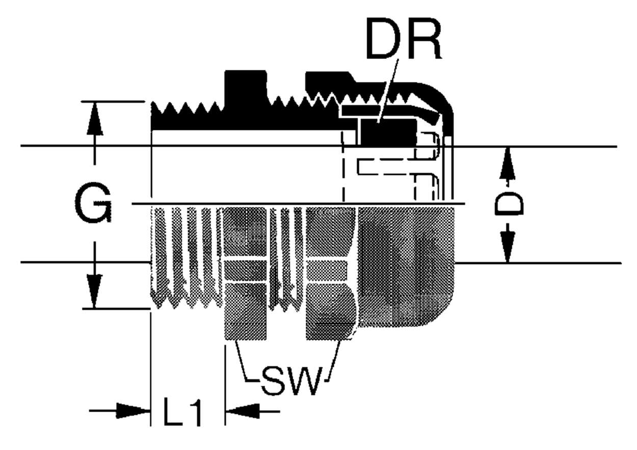 Cable fitting + accessories|Cable fitting|TOP-T-P PG|with UL