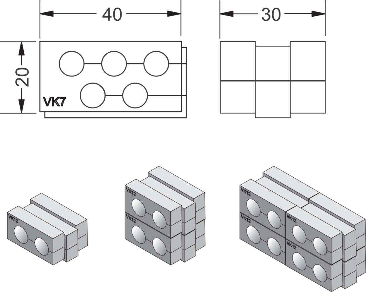 Cable fitting + accessories|Cablefix Vario|Rubber module|Rubber module