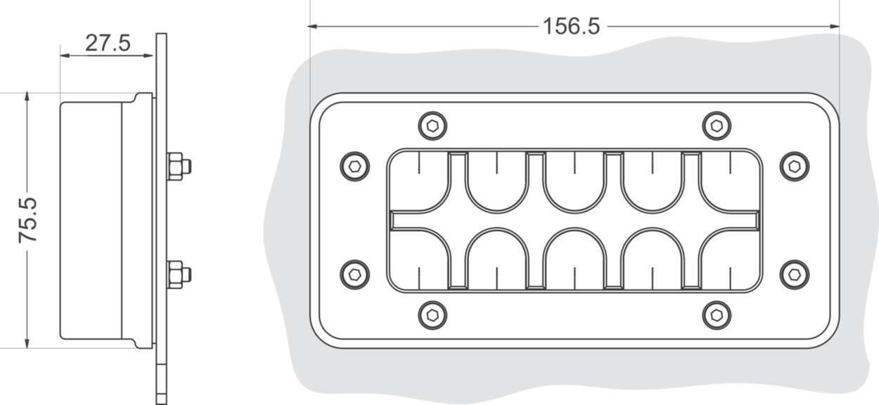 Cable fitting + accessories|Kabeldurchführungssystem|Cablefix One|Cablefix One
