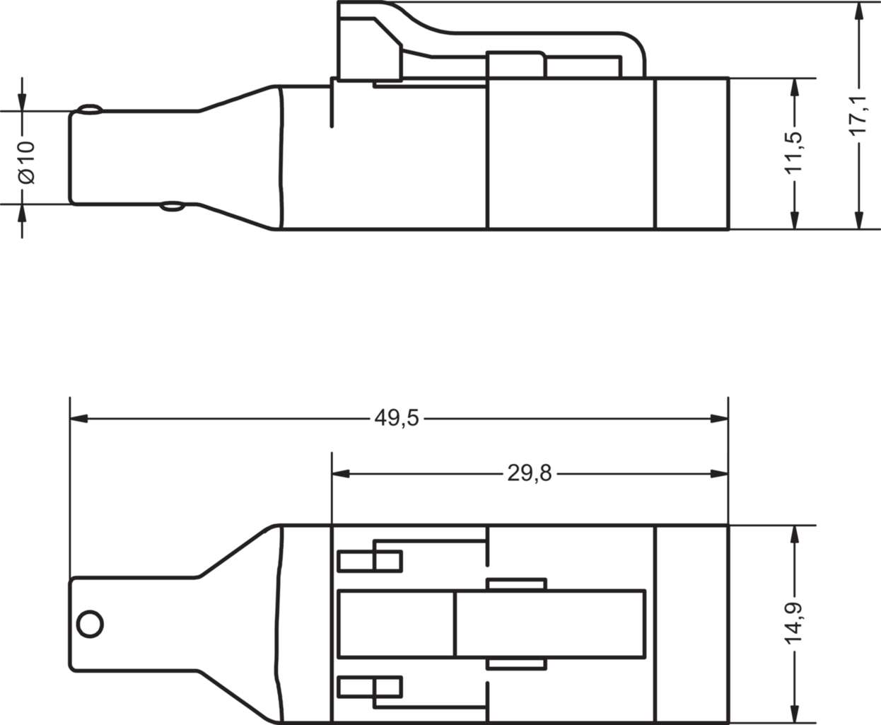 Protection and suppression techn|Valve connector|With cable|Deutsch