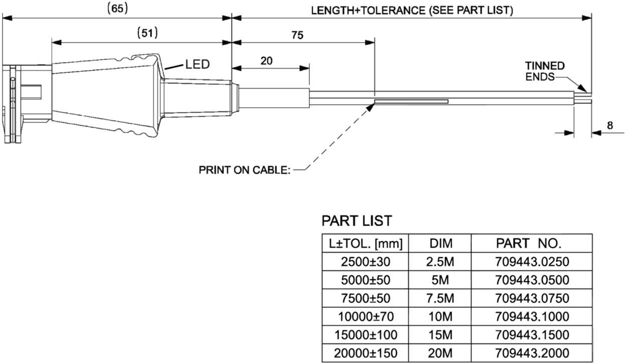 Protection and suppression techn|Valve connector|With cable|Junior Timer