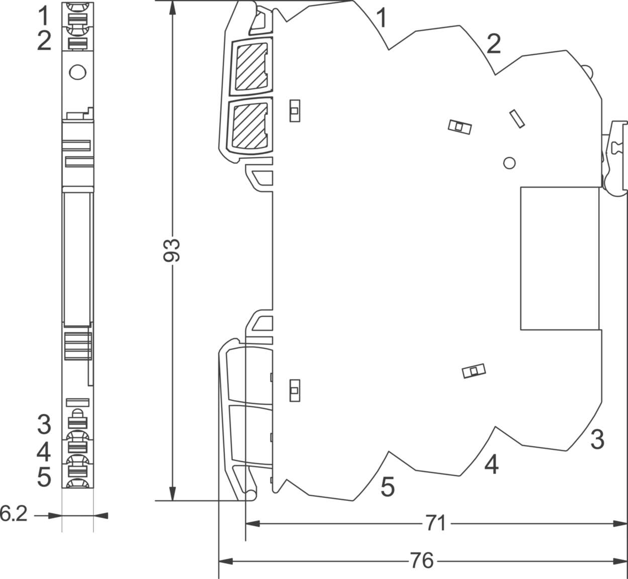 Control unit|Relay coupler|Standard contacts|LCIS