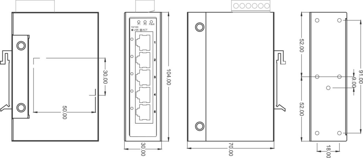 Communication|Industrial Ethernet|Unmanaged Switch|Unmanaged Switch