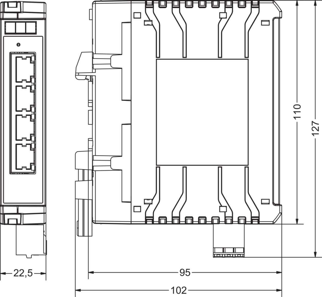 Communication|Industrial Ethernet|Unmanaged Switch|Unmanaged Switch