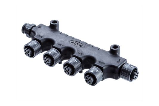 AB-AD-555555-FFFFMF-Q001 X-Lok Push Lock Connector