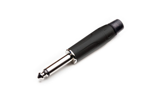 ACPM-KB-AU 1/4"Mono Straight Plug,Musician Range II,  Gold Plated Contacts, Black Finish, Diecast Shell