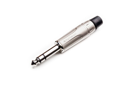 ACPS-KN 1/4" Stereo Straight Plug,Musician Range II, Nickel Finish