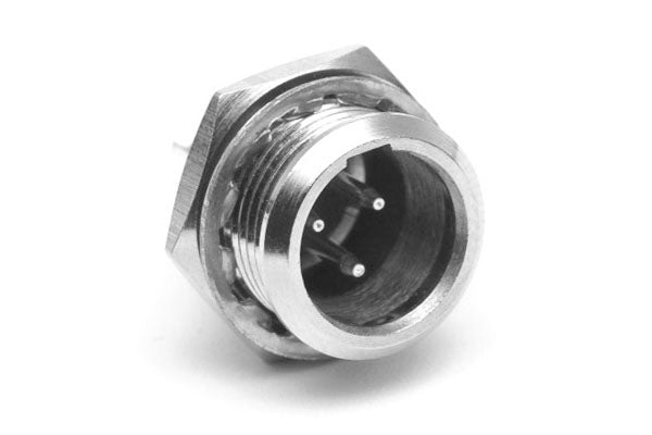 AG5MCC 5 PoleMini XLR  ChassisMount,GTYPE,Male,Machined Contacts, Nickel Finish. Comparable part no:TB5M