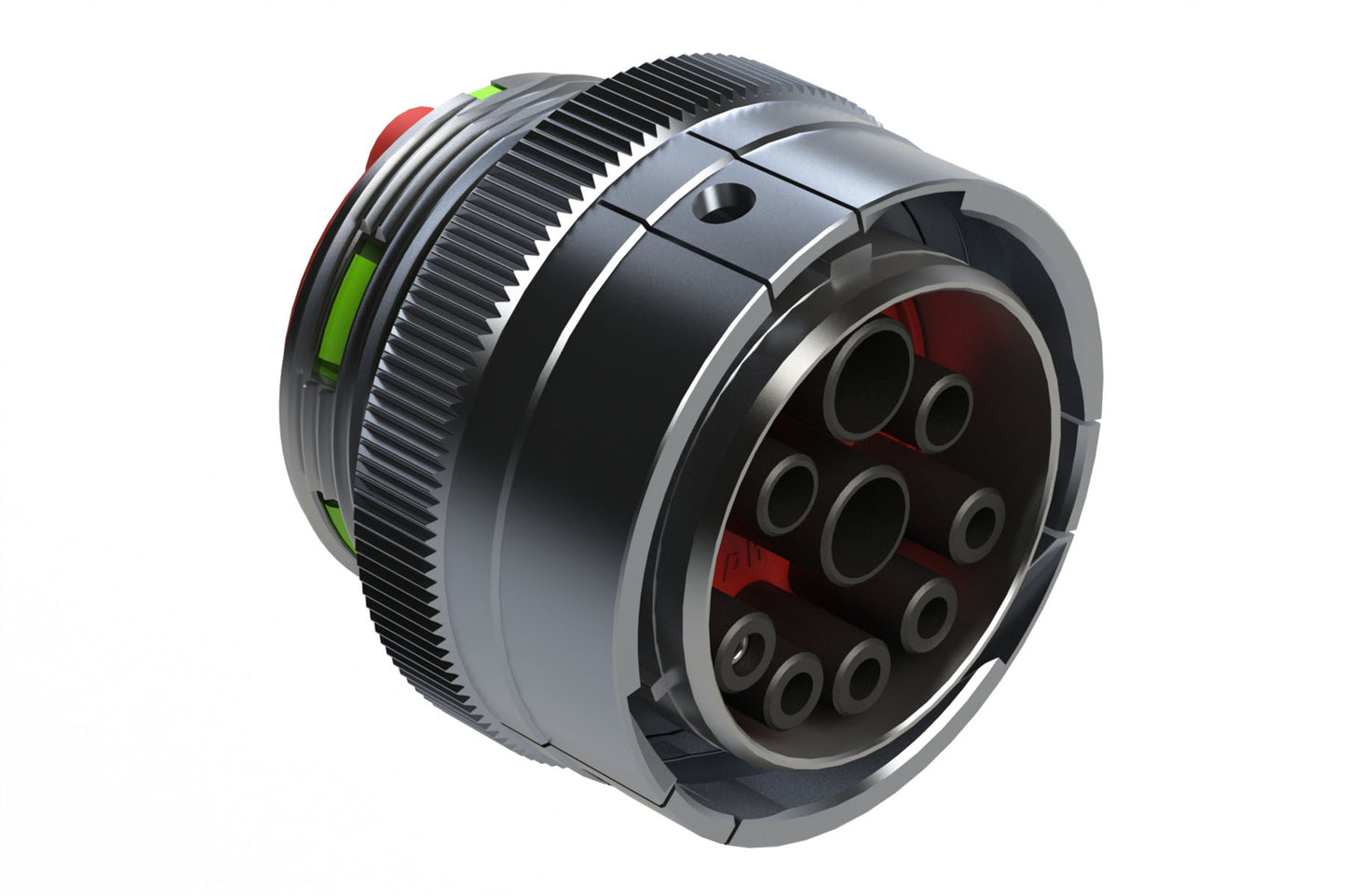 AHDBM06-24-91SN 9 Position ISOBUS Plug, Socket, Shell Size 24, Normal Seal, Wide Thread Adapter (WTA), Break-Away. HDB36-24-91SN