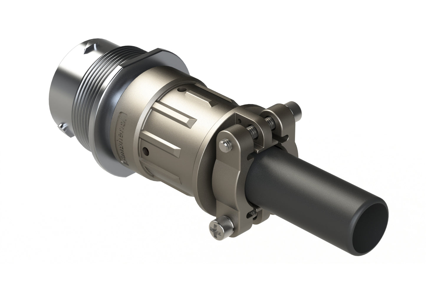 AHDM04-18-06SN-C030-059 2 Position Receptacle Kit, Socket, Shell Size 18, Wide Thread, Cable Clamp Backshell