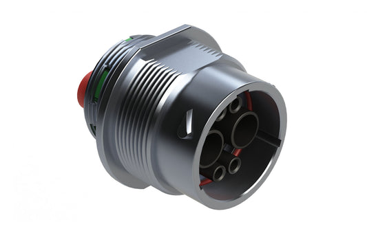 AHDM04-18-06SN 6 Position Receptacle, Socket, Shell Size 18, Wide Thread. HD34-18-6SN