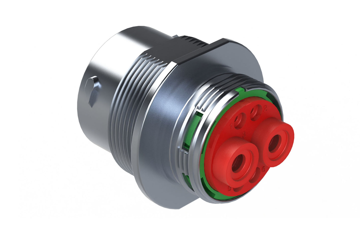 AHDM04-18-06SN 6 Position Receptacle, Socket, Shell Size 18, Wide Thread. HD34-18-6SN