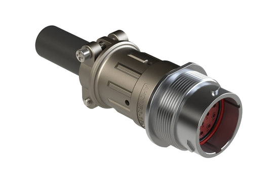 AHDM04-18-14PN-059 14 Position Receptacle Kit, Pin, Shell Size 18, Standard Seal, Wide Thread, Cable Clamp Backshell. HD34-18-14PN-059