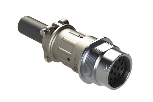 AHDM04-18-14SN-059 14 Position Receptacle Kit, Socket, Shell Size 18, Standard Seal, Wide Thread, Cable Clamp Backshell. HD34-18-14SN-059