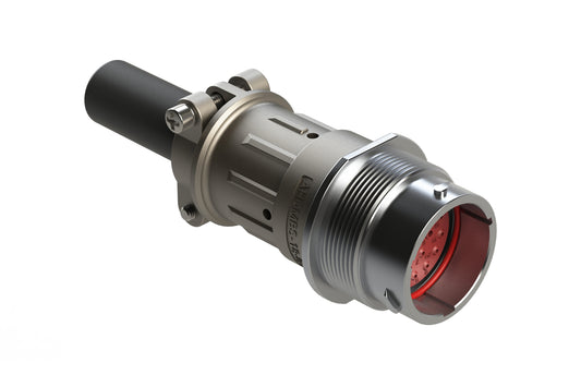 AHDM04-18-20PR-059 20 Position Receptacle Kit, Pin, Shell Size 18, Reduced Diameter Seal, Wide Thread, Cable Clamp Backshell. HD34-18-20PE-059