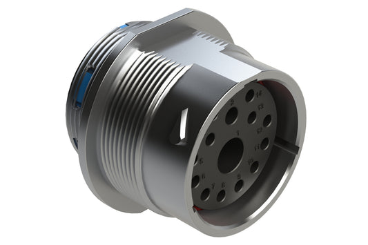 AHDM04-24-14SR 14 Position Receptacle, Socket, Shell Size 24, Reduced Diameter Seal (Blue Adapter). HD34-24-14SE