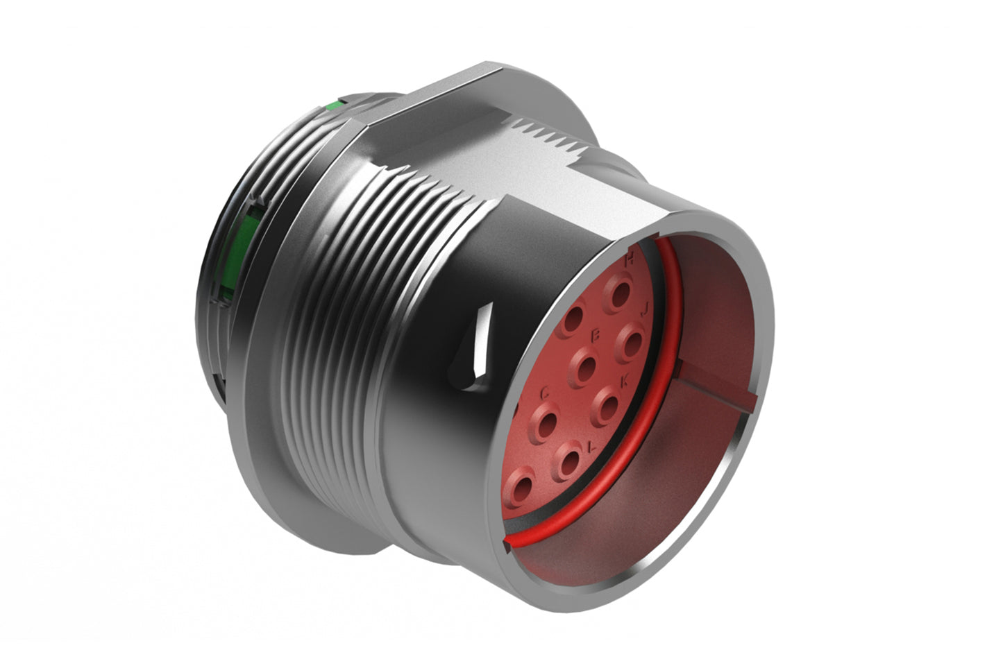 AHDM04-24-16PN 16 Position Receptacle Kit, Shell Size 24, , Pin, Standard Seal, Wide Thread. HD34-24-16PN