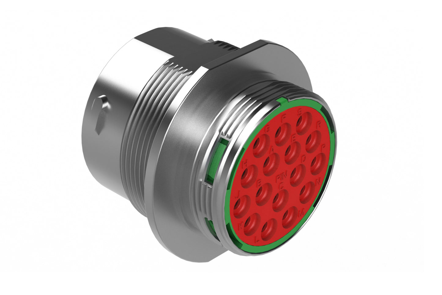 AHDM04-24-16PN 16 Position Receptacle Kit, Shell Size 24, , Pin, Standard Seal, Wide Thread. HD34-24-16PN