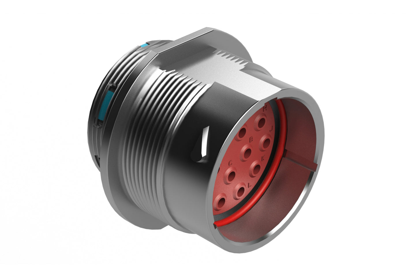 AHDM04-24-16PR 16 Position Receptacle Kit, Shell Size 24, Pin, Reduced Diameter Seal, Wide Thread. HD34-24-16PE