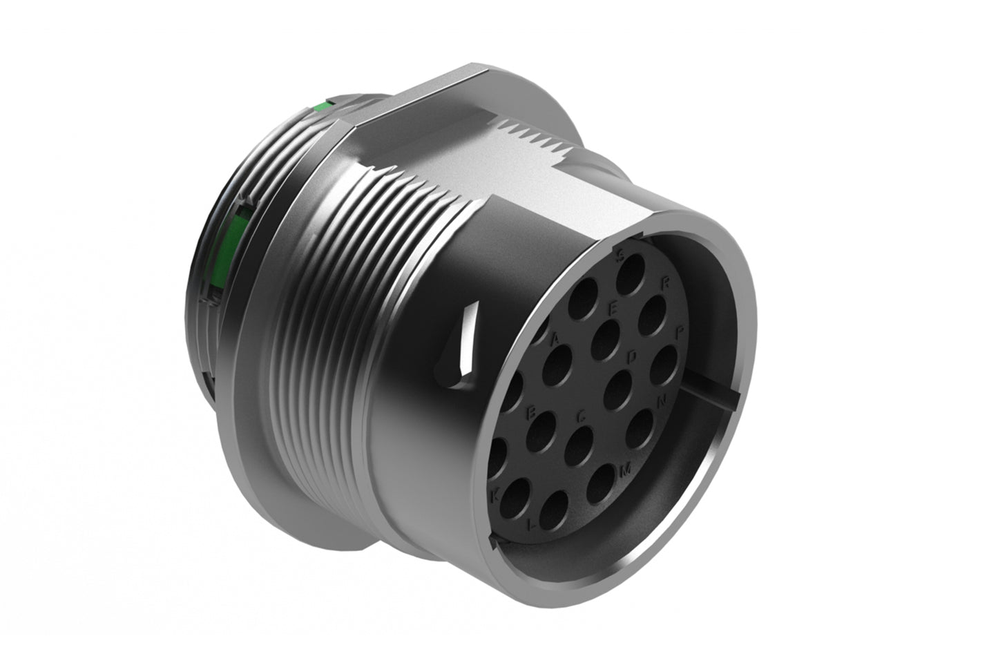 AHDM04-24-16SN 16 Position Receptacle Kit, Shell Size 24, Socket, Standard Seal, Wide Thread. HD34-24-16SN