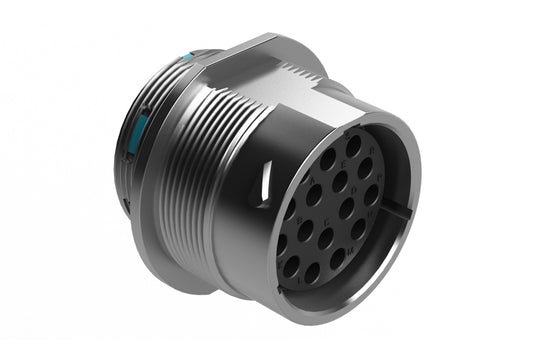 AHDM04-24-16SR 16 Position Receptacle Kit, Shell Size 24, Socket, Reduced Diameter Seal, Wide Thread. HD34-24-16SE