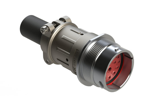 AHDM04-24-18PN-059 18 Position Receptacle Kit, Shell Size 24, Pin, Standard Seal, Wide Thread, Cable Clamp Backshell. HD34-24-18PN-059