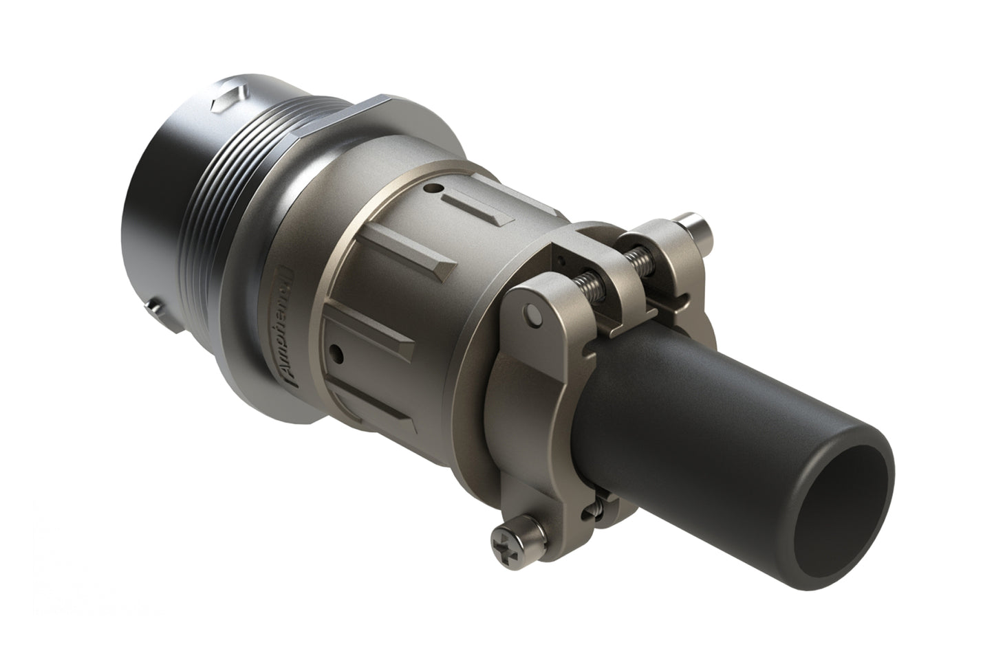 AHDM04-24-19SR-059 19 Position Receptacle Kit, Shell Size 24, 19 Position Socket, Reduced Diameter Seal, Wide Thread, Cable Clamp Backshell. HD34-24-19SE-059