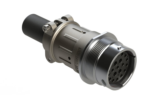 AHDM04-24-21SN-059 21 Position Receptacle Kit, Shell Size 24,Socket, Standard Seal, Wide Thread, Cable Clamp Backshell. HD34-24-21SN-059