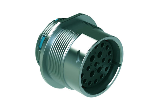 AHDM04-24-21SR 21 Position Receptacle, Shell Size 24, Socket, Reduced Diameter Seal, Wide Thread. HD34-24-21SE